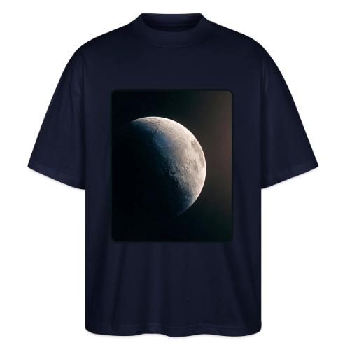 Crescent Moon Celestial Artwork - Stanley/Stella Blaster Oversized T-Shirt 