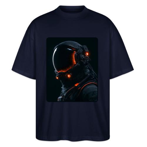 Futuristic Astronaut Helmet - Stanley/Stella Blaster Oversized T-Shirt 