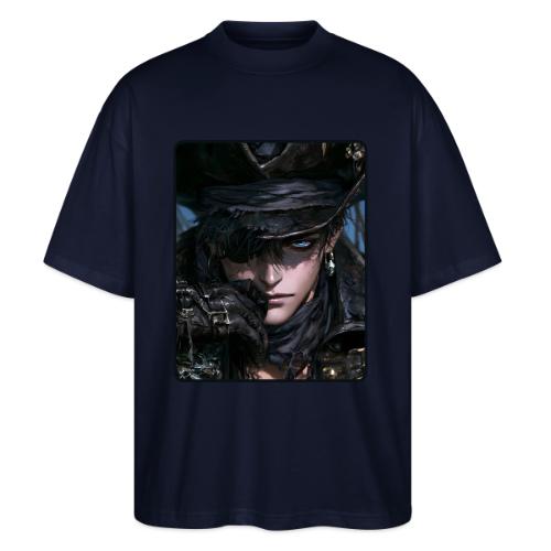 Dark Anime Pirate Warrior - Stanley/Stella Blaster Oversized T-Shirt 