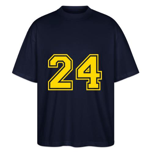 Number 24 in a classic athletic collegiate font - Stanley/Stella Blaster Oversized T-Shirt 