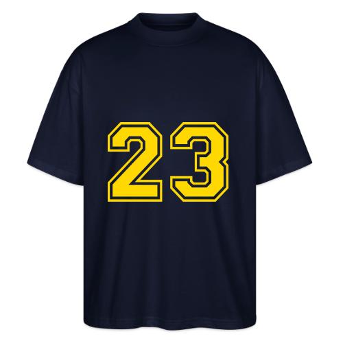 Number 23 in a classic athletic collegiate font - Stanley/Stella Blaster Oversized T-Shirt 