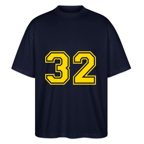 Number 32 in a classic athletic collegiate font - Stanley/Stella Blaster Oversized T-Shirt 