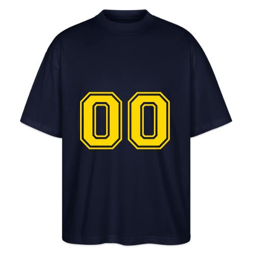 Number 00 in a classic athletic collegiate font - Stanley/Stella Blaster Oversized T-Shirt 