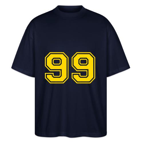 Number 99 in a classic athletic collegiate font - Stanley/Stella Blaster Oversized T-Shirt 