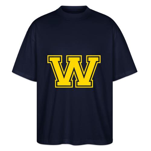 Letter W – Capital Athletic Alphabet Monogram - Stanley/Stella Blaster Oversized T-Shirt 