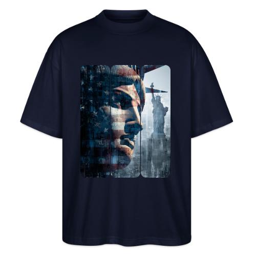 USA: Liberty in Three Visions - Stanley/Stella Blaster Oversized T-Shirt 