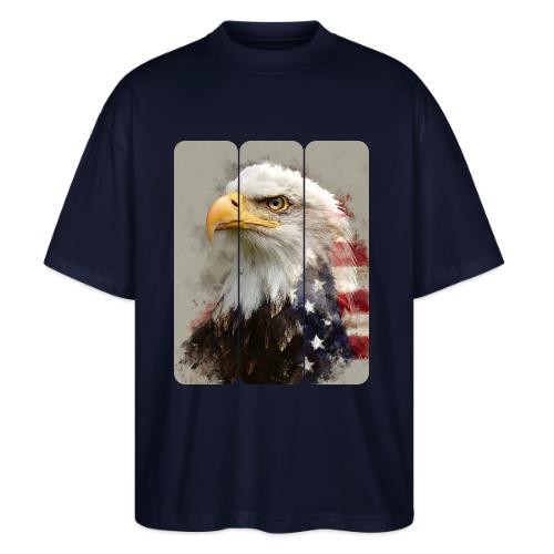 USA: Eagle of the Free - Stanley/Stella Blaster Oversized T-Shirt 