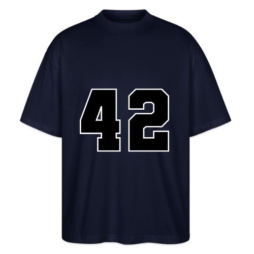 Varsity Number 42 Sports Style - Stanley/Stella Blaster Oversized T-Shirt 
