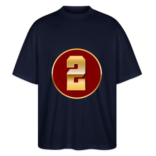 Number 2 in Gold Varsity Font - Stanley/Stella Blaster Oversized T-Shirt 