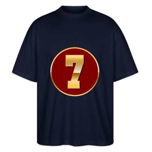 Number 7 in Gold Varsity Font - Stanley/Stella Blaster Oversized T-Shirt 