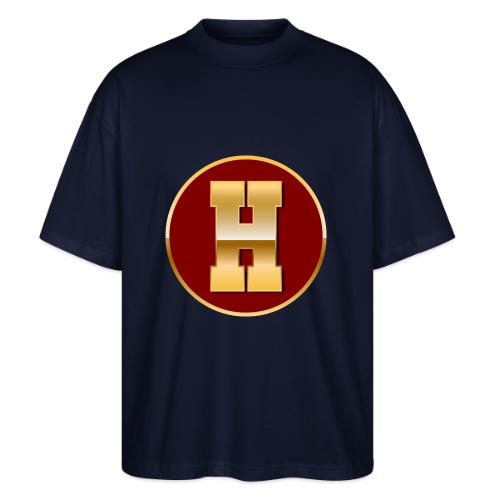 Letter H – Capital Varsity Alphabet Monogram - Stanley/Stella Blaster Oversized T-Shirt 