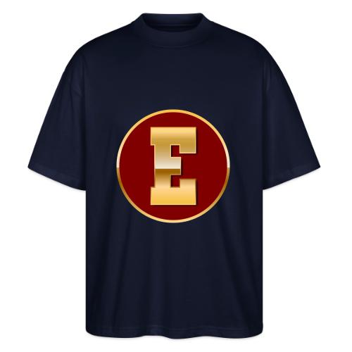 Letter E – Capital Varsity Alphabet Monogram - Stanley/Stella Blaster Oversized T-Shirt 