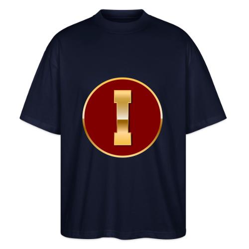 Letter I – Capital Varsity Alphabet Monogram - Stanley/Stella Blaster Oversized T-Shirt 