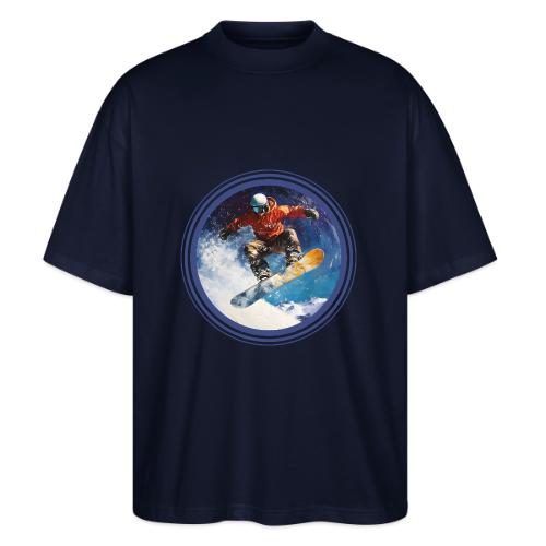 Snowboarding Rush - Stanley/Stella Blaster Oversized T-Shirt 