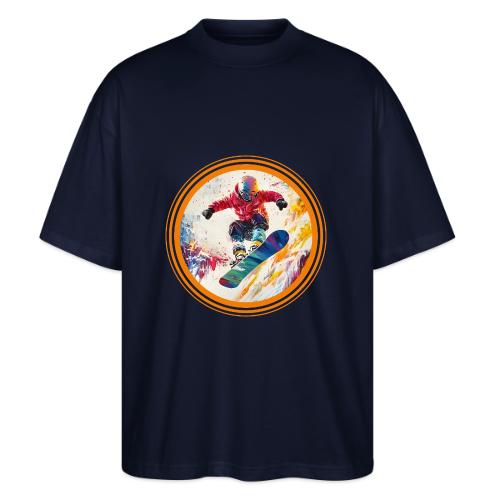 Snowboarding Horizon - Stanley/Stella Blaster Oversized T-Shirt 