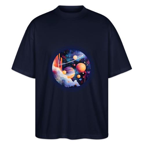 Floating Planetscape - Stanley/Stella Blaster Oversized T-Shirt 