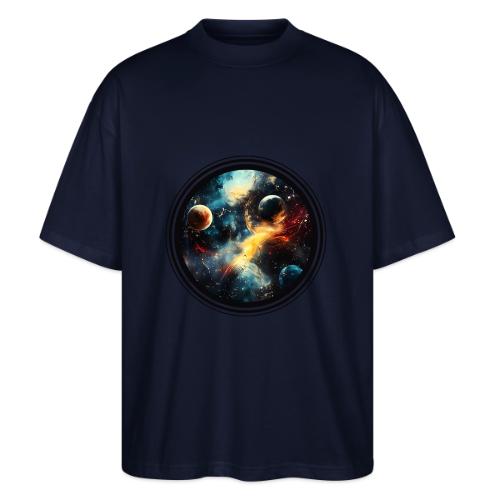 Painted Cosmos of Planets - Stanley/Stella Blaster Oversized T-Shirt 