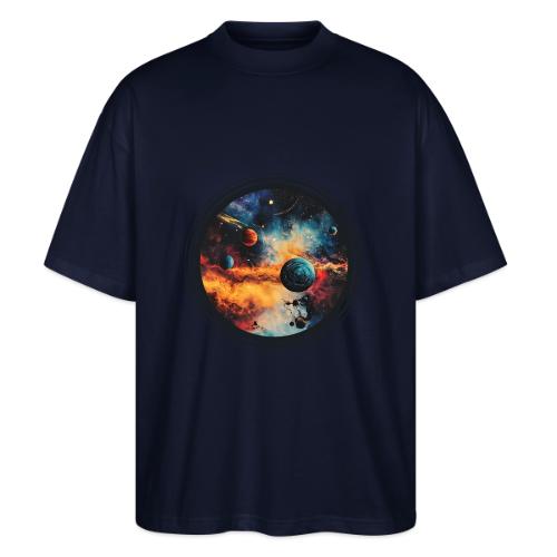 Cosmic Brush Planets - Stanley/Stella Blaster Oversized T-Shirt 