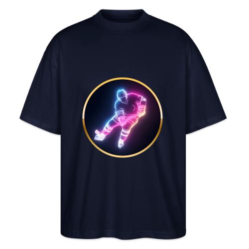 Hockey: Neon Ice Striker - Stanley/Stella Blaster Oversized T-Shirt 