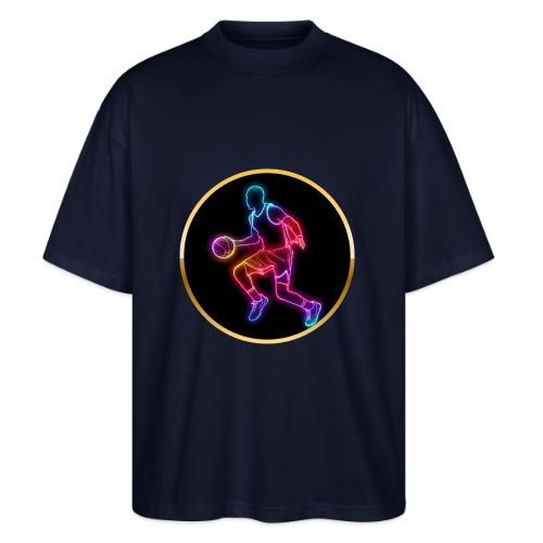 Basketball: Neon Dribble Pulse - Stanley/Stella Blaster Oversized T-Shirt 
