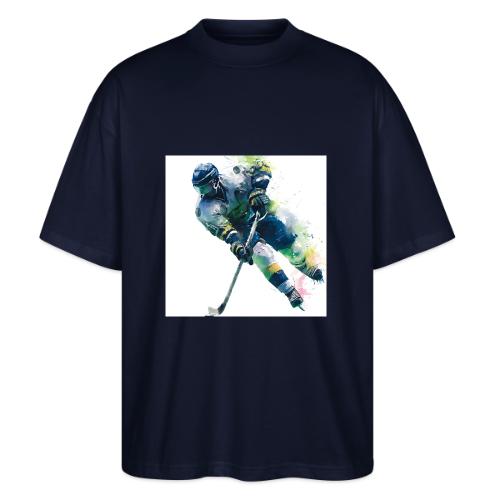 Hockey: Frozen Motion - Stanley/Stella Blaster Oversized T-Shirt 