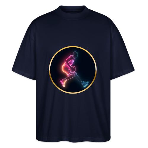 Basketball: Golden Court Glow - Stanley/Stella Blaster Oversized T-Shirt 
