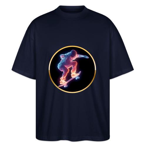 Skateboarding: Neon Skate Orbit - Stanley/Stella Blaster Oversized T-Shirt 