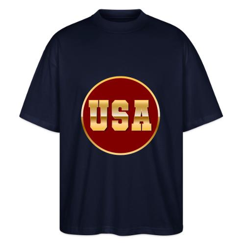 Golden USA Seal - Stanley/Stella Blaster Oversized T-Shirt 