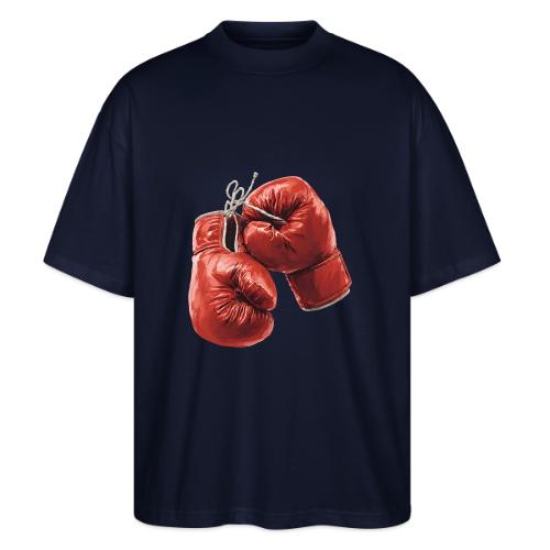 Boxing: Hanging Gloves Icon - Stanley/Stella Blaster Oversized T-Shirt 