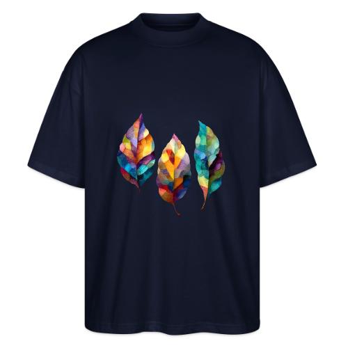 Art: Colorful Leaf Harmony - Stanley/Stella Blaster Oversized T-Shirt 