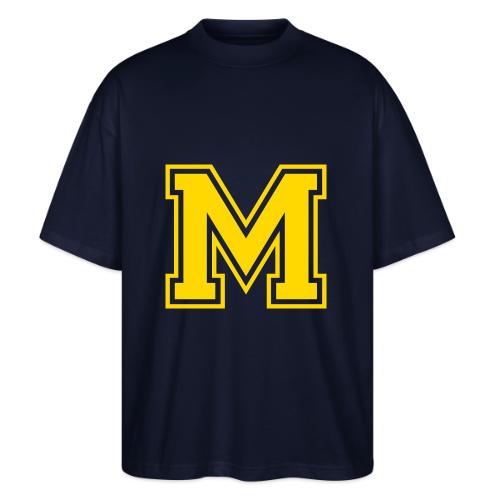 Letter M – Capital Athletic Alphabet Monogram - Stanley/Stella Blaster Oversized T-Shirt 