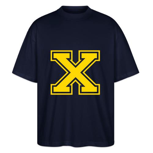 Letter X – Capital Athletic Alphabet Monogram - Stanley/Stella Blaster Oversized T-Shirt 