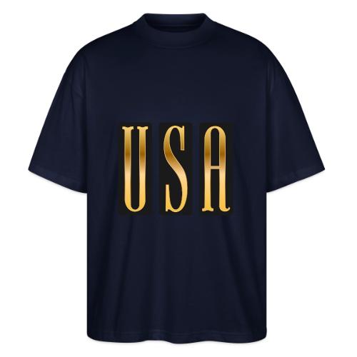 USA Gold Monolith - Stanley/Stella Blaster Oversized T-Shirt 