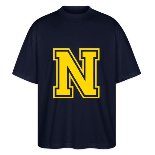 Letter N – Capital Athletic Alphabet Monogram - Stanley/Stella Blaster Oversized T-Shirt 