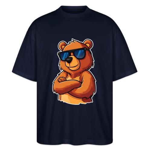 Cool Bear Sunglasses Cartoon Design - Stanley/Stella Blaster Oversized T-Shirt 