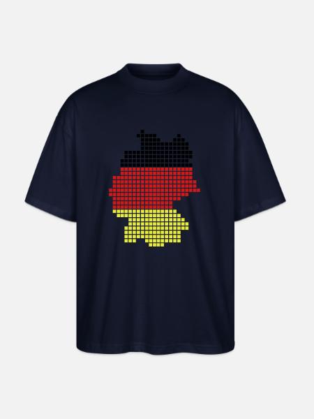 germany - Stanley/Stella Blaster Oversized T-Shirt - french navy