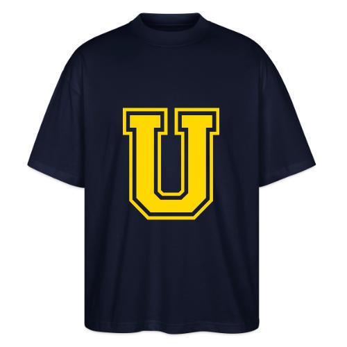 Letter U – Capital Athletic Alphabet Monogram - Stanley/Stella Blaster Oversized T-Shirt 