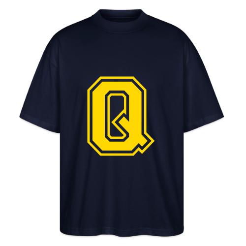 Letter Q – Capital Athletic Alphabet Monogram - Stanley/Stella Blaster Oversized T-Shirt 