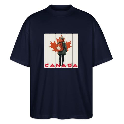 Canada: Proud Canadian Woman - Stanley/Stella Blaster Oversized T-Shirt 
