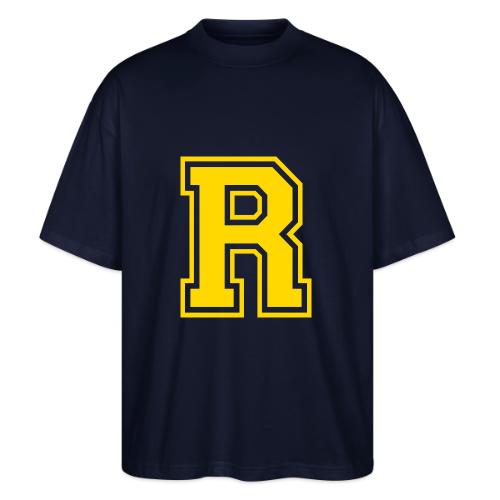 Letter R – Capital Athletic Alphabet Monogram - Stanley/Stella Blaster Oversized T-Shirt
