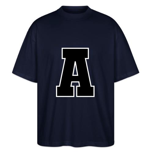 Varsity Letter A Athletic Monogram Design - Stanley/Stella Blaster Oversized T-Shirt 