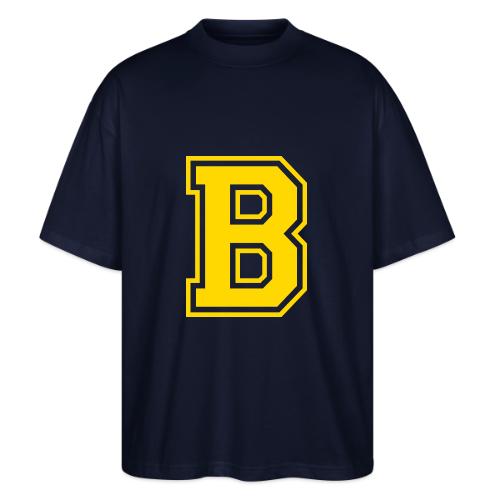 Letter B – Capital Athletic Alphabet Monogram - Stanley/Stella Blaster Oversized T-Shirt 