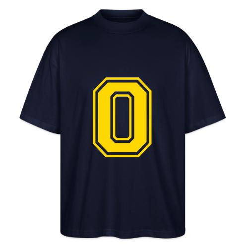 Letter O – Capital Athletic Alphabet Monogram - Stanley/Stella Blaster Oversized T-Shirt 