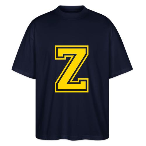 Letter Z – Capital Athletic Alphabet Monogram - Stanley/Stella Blaster Oversized T-Shirt 