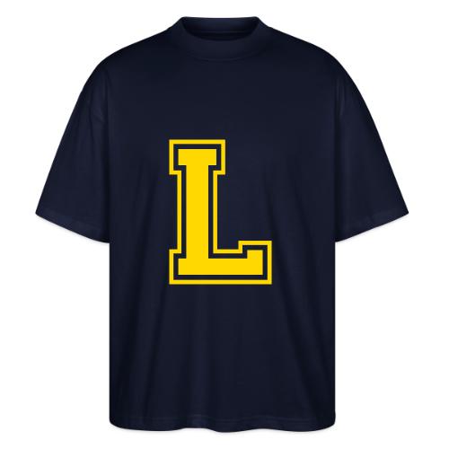 Letter L – Capital Athletic Alphabet Monogram - Stanley/Stella Blaster Oversized T-Shirt 
