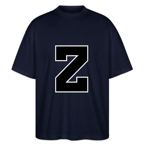 Varsity Letter Z Athletic Font Design - Stanley/Stella Blaster Oversized T-Shirt 