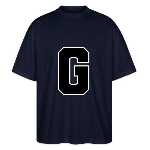 Varsity Letter G Collegiate Alphabet Art - Stanley/Stella Blaster Oversized T-Shirt 
