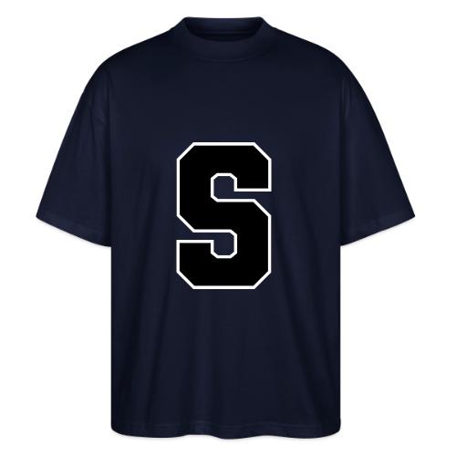 Varsity Letter S Collegiate Alphabet Art - Stanley/Stella Blaster Oversized T-Shirt 