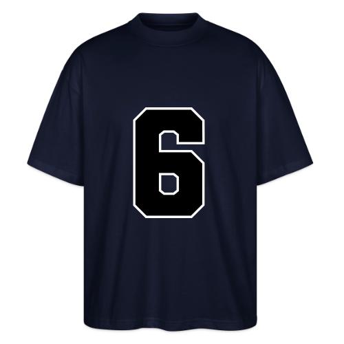 Varsity Number 6 Sports Font - Stanley/Stella Blaster Oversized T-Shirt 