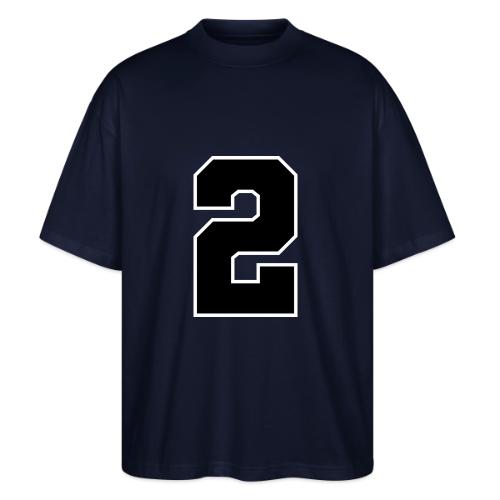 Varsity Number 2 Sports Design - Stanley/Stella Blaster Oversized T-Shirt 